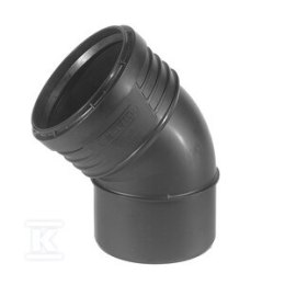 KOL. PP-HT SITECH+ 160/45 SANIT.CZARNE