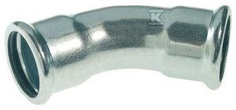 KOLANO 45 ST.42X42 STEEL SPRINK. KOLANO 45 ST.42X42 STEEL SPRINK.