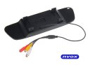 Monitor samochodowy cofania lcd 5cali cali led w lusterku wstecznym av 12v