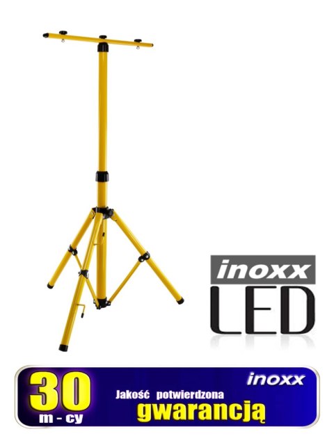 Naświetlacz przenośny led 30w 2x + statyw teleskopowy 160cm Naświetlacz przenośny led 30w 2x + statyw teleskopowy 160cm