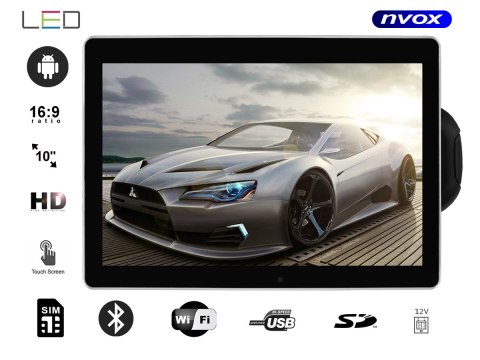 Monitor tablet samochodowy zagłówkowy led 10cali hd z systemem android slotem sim oraz usb sd bt wifi 12v Monitor tablet samochodowy zagłówkowy led 10cali hd z systemem android slotem sim oraz usb sd bt wifi 12v