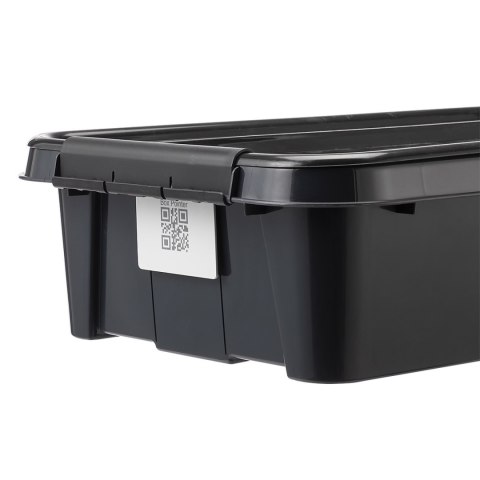 Pojemnik z pokrywą pod łóżko PlastTeam ProBox Recycle QR 31L czarny Pojemnik z pokrywą pod łóżko PlastTeam ProBox Recycle QR 31L czarny