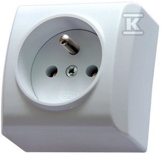 GN.1-KR.Z/U N/T IP20 BIAŁY BIS GN.1-KR.Z/U N/T IP20 BIAŁY BIS