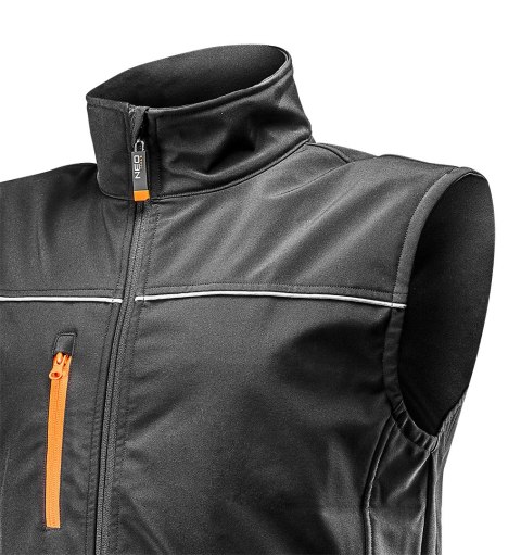 Bezrękawnik roboczy softshell, rozmiar XXXL Bezrękawnik roboczy softshell, rozmiar XXXL