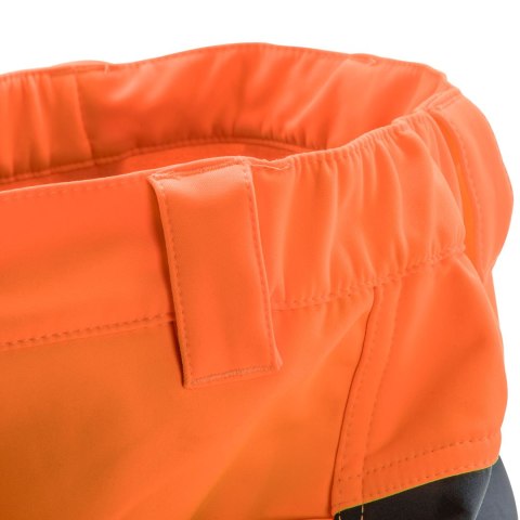 Spodnie robocze ostrzegawcze softshell, pomarańczowe, rozmiar XXXL Spodnie robocze ostrzegawcze softshell, pomarańczowe, rozmiar XXXL