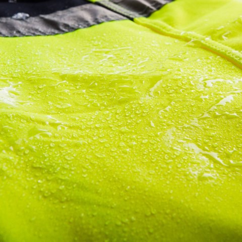 Spodnie robocze ostrzegawcze softshell, żółte, rozmiar XXL Spodnie robocze ostrzegawcze softshell, żółte, rozmiar XXL