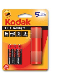 LATARKA 9LED+3XLR3 CZERWONA LATARKA 9LED+3XLR3 CZERWONA