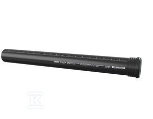 RURA PP-HT SITECH+ 50X250 SANIT.CZARNA