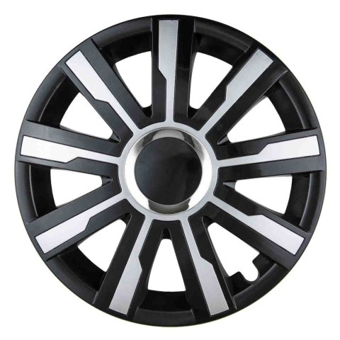 Kołpak samochodowy czarno srebrny mirage 16" cali Kołpak samochodowy czarno srebrny mirage 16" cali