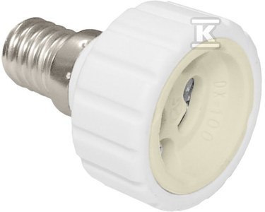 GNIAZDO PRZEJŚCIOWE E14 Z GU10 GNIAZDO PRZEJŚCIOWE E14 Z GU10