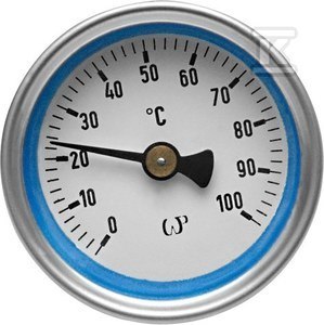 TERMOMETR TARCZOWY (100OC)-NIEBIESKI TERMOMETR TARCZOWY (100OC)-NIEBIESKI