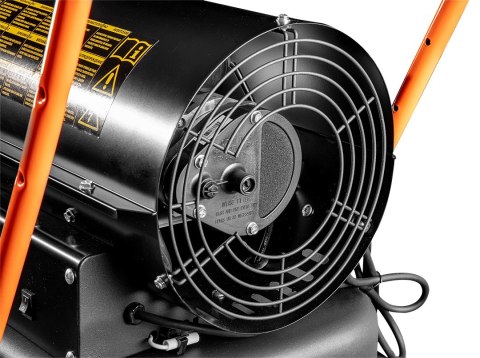 Nagrzewnica olejowa 50kW, zbiornik 50l, kółka Nagrzewnica olejowa 50kW, zbiornik 50l, kółka