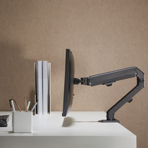 Uchwyt biurkowy do monitora uniwersalny Maclean, sprężyna gazowa 17"-27" 2-7kg, VESA 75x75,100x100, MC-906 Uchwyt biurkowy do monitora uniwersalny Maclean, sprężyna gazowa 17"-27" 2-7kg, VESA 75x75,100x100, MC-906