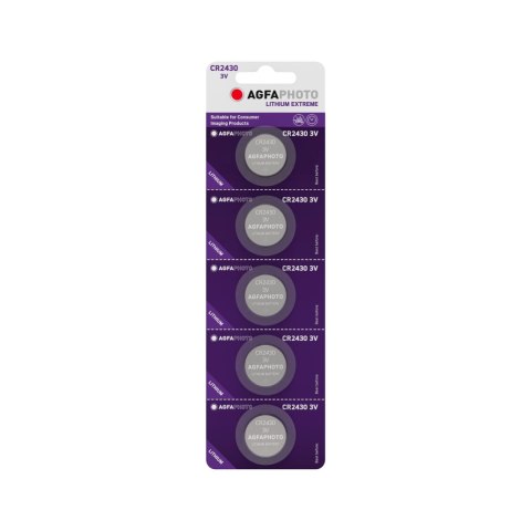 Bateria AgfaPhoto CR2430 5szt./blist. Bateria AgfaPhoto CR2430 5szt./blist.