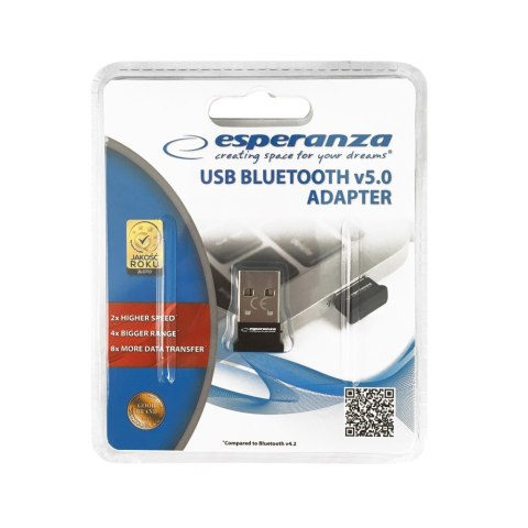 EA160 Esperanza adapter bluetooth v.5.0 usb EA160 Esperanza adapter bluetooth v.5.0 usb