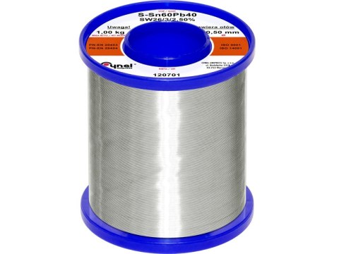 5602# Cyna 0,50/ 1kg/spoiwo lc60-sw26 cynel 5602# Cyna 0,50/ 1kg/spoiwo lc60-sw26 cynel