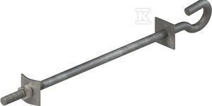 ŚRUBA HAKOWA M16 L420 OCYNK OGNIOWY ŚRUBA HAKOWA M16 L420 OCYNK OGNIOWY