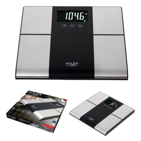 AD 8165 Waga łazienkowa z analizatorem - 225kg AD 8165 Waga łazienkowa z analizatorem - 225kg
