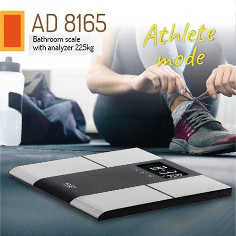 AD 8165 Waga łazienkowa z analizatorem - 225kg AD 8165 Waga łazienkowa z analizatorem - 225kg