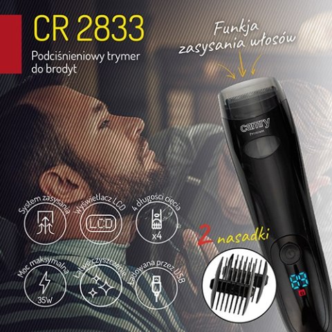 CR 2833 Podciśnieniowy trymer do brody CR 2833 Podciśnieniowy trymer do brody