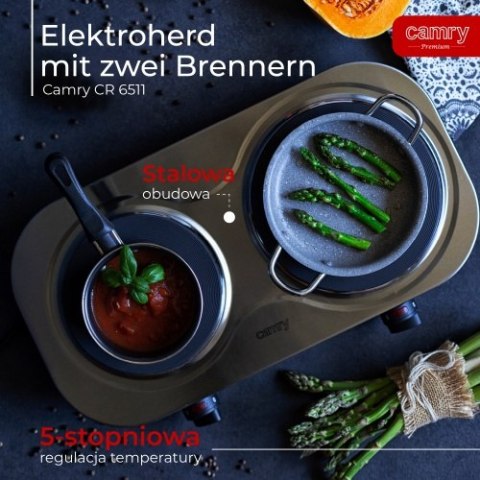 CR 6511 Kuchenka elekt. dwupalnikowa CR 6511 Kuchenka elekt. dwupalnikowa