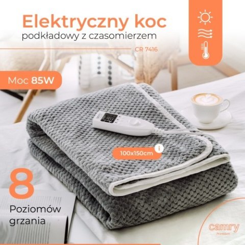 CR 7416 Elektryczny koc podkładowy z czasomierzem (1) CR 7416 Elektryczny koc podkładowy z czasomierzem (1)