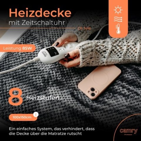 CR 7416 Elektryczny koc podkładowy z czasomierzem (1) CR 7416 Elektryczny koc podkładowy z czasomierzem (1)