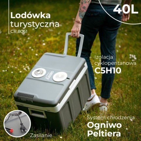 CR 8061 Lodówka turystyczna 40 l | zasilanie ac/dc CR 8061 Lodówka turystyczna 40 l | zasilanie ac/dc