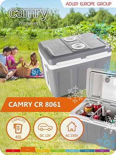 CR 8061 Lodówka turystyczna 40 l | zasilanie ac/dc CR 8061 Lodówka turystyczna 40 l | zasilanie ac/dc