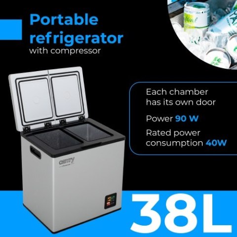 CR 8076 Lodówka kompresorowa turystyczna 38l CR 8076 Lodówka kompresorowa turystyczna 38l