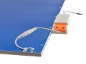 Panel led sufitowy 120x30 36w lampa slim kaseton 3000k ciepły+ ramka natynkowa czarna