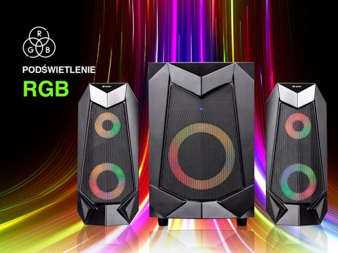 Głośniki TRACER 2.1 Hi-Cube RGB Flow BT Głośniki TRACER 2.1 Hi-Cube RGB Flow BT