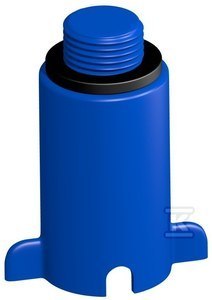 KOREK DO PRÓB CIŚ.1/2" PVC NIEB.ONNLIN
