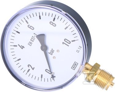 MANOMETR 111.10.100 G1/2 0-10BAR STAL MANOMETR 111.10.100 G1/2 0-10BAR STAL