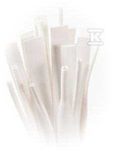 RTS 6,4/3,2 BIAŁA RURKA TERMO. RTS 6,4/3,2 BIAŁA RURKA TERMO.