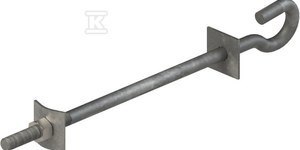 ŚRUBA HAKOWA M16 L350 OCYNK OGNIOWY ŚRUBA HAKOWA M16 L350 OCYNK OGNIOWY