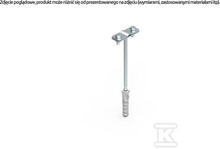 UCHWYT Z KOŁKIEM FI-12 L-400 OC UCHWYT Z KOŁKIEM FI-12 L-400 OC