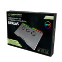 EGC108 Esperanza podstawka chłodząca gaming pod notebook led rgb boreas