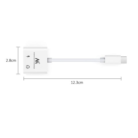 Adapter USB Type-C - 3,5mm mini jack z Power Delivery (PD) 30W Maclean, MCTV-848 Adapter USB Type-C - 3,5mm mini jack z Power Delivery (PD) 30W Maclean, MCTV-848