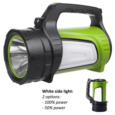 Latarka LED 3w1 Maclean, funkcja powerbanku, 3 tryby świecenia, 5W XM-L-T6, Cold White 6500K, 3,7V 3x18650, 4500mAh, MCE345 Latarka LED 3w1 Maclean, funkcja powerbanku, 3 tryby świecenia, 5W XM-L-T6, Cold White 6500K, 3,7V 3x18650, 4500mAh, MCE345