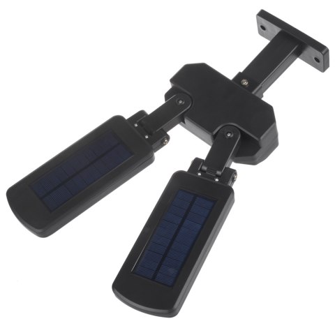 Solarna lampa uliczna LED z czujnikiem ruchu i pilotem Maclean IP54, 5W, 2x450lm, 6500K, Li-ion 2400 mAh, 3 tryby pracy MCE447 Solarna lampa uliczna LED z czujnikiem ruchu i pilotem Maclean IP54, 5W, 2x450lm, 6500K, Li-ion 2400 mAh, 3 tryby pracy MCE447