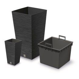 Doniczka FURU SQUARE DFSH240 - antracytowy
