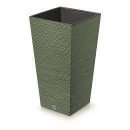 Doniczka FURU SQUARE DFSH240 - ziemisty zielony