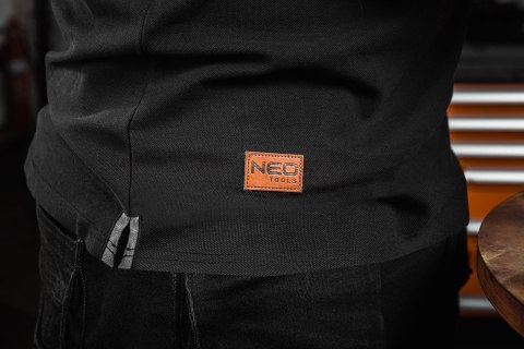 Koszulka polo DENIM, czarna, rozmiar M Koszulka polo DENIM, czarna, rozmiar M
