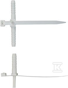 UPK-8 UCHWYT-PRZEWODY OKRĄGŁE/50SZT/ UPK-8 UCHWYT-PRZEWODY OKRĄGŁE/50SZT/