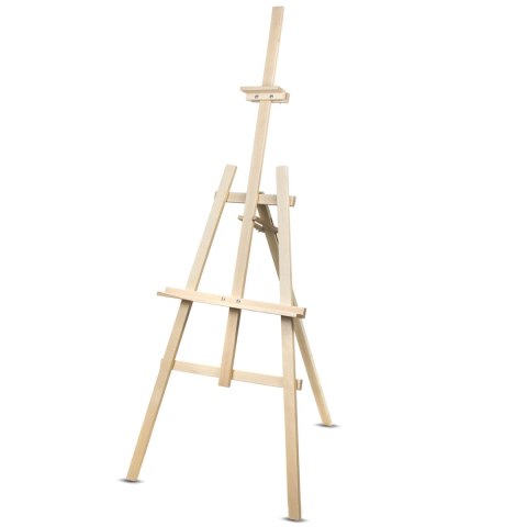 WOODOK sztaluga do malowania 150 cm, stabilne drewno bukowe, naturalne drewno eko, dla dorosłych i dzieci, profesjonalnych artys WOODOK sztaluga do malowania 150 cm, stabilne drewno bukowe, naturalne drewno eko, dla dorosłych i dzieci, profesjonalnych artys