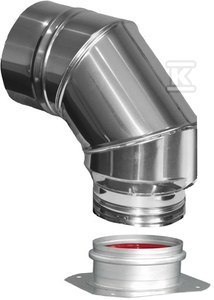 KOLANO DN80/125 - KOCIOŁ Z AD. PLASTIK KOLANO DN80/125 - KOCIOŁ Z AD. PLASTIK
