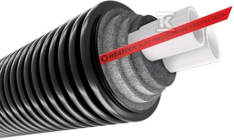 R.PREIZ.DELTA PEX HEAT DUO 25+25X125,15M R.PREIZ.DELTA PEX HEAT DUO 25+25X125,15M