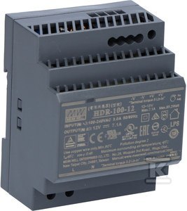ZASILACZ NA SZYNĘ DIN 85,2W 12VDC ZASILACZ NA SZYNĘ DIN 85,2W 12VDC