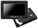 Monitor samochodowy lcd 7 cali 12/24v kabel 10m oraz kamera cofania 4pin zestaw ahd